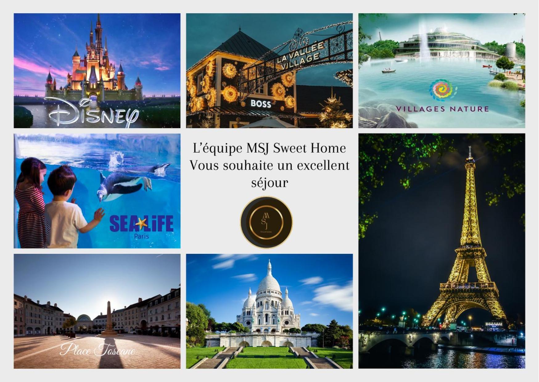 Cosy Appartement - Val D'Europe - Vallee Shopping - Disney Serris Exterior foto